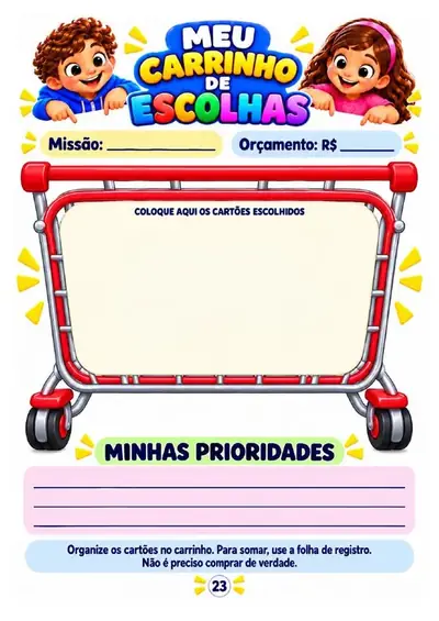 Meu Carrinho de Escolhas