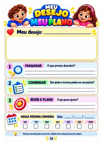 Meu Desejo e Meu Plano